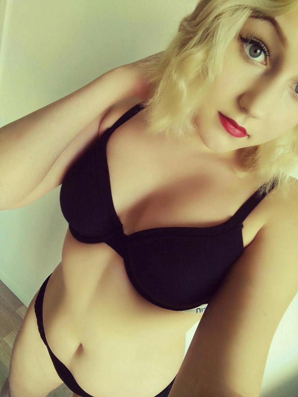 Blondinen Teen Selfie