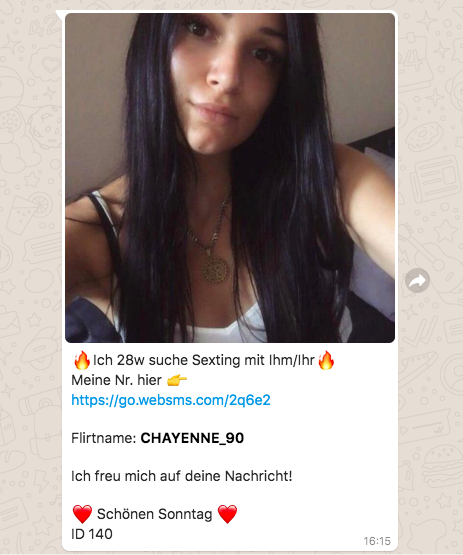 Sexy Whatsapp Screenshot