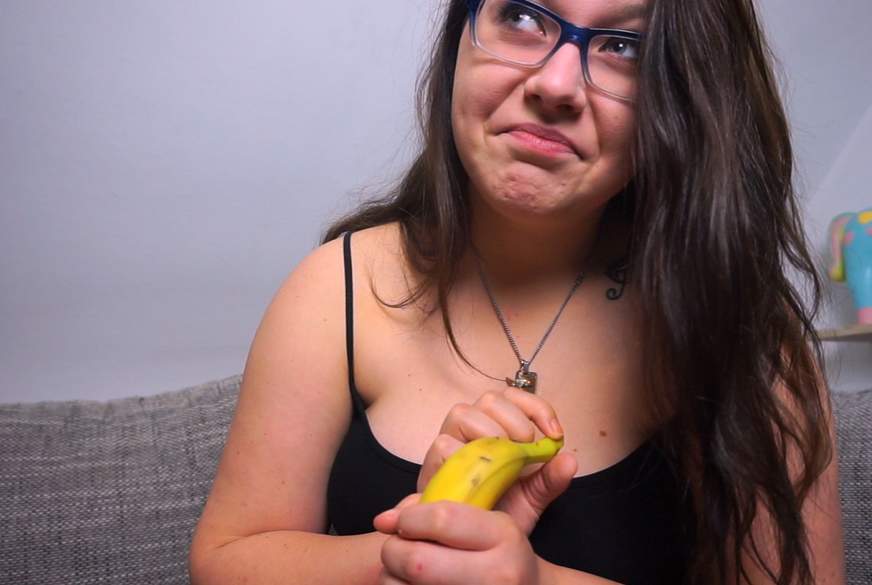 Was eine GEILE SAUERREI😱 Sex mit einer Banane!