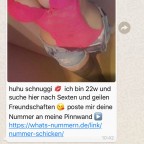 Sex Nachrichten WhatsApp geile Frauen verschicken Fotos