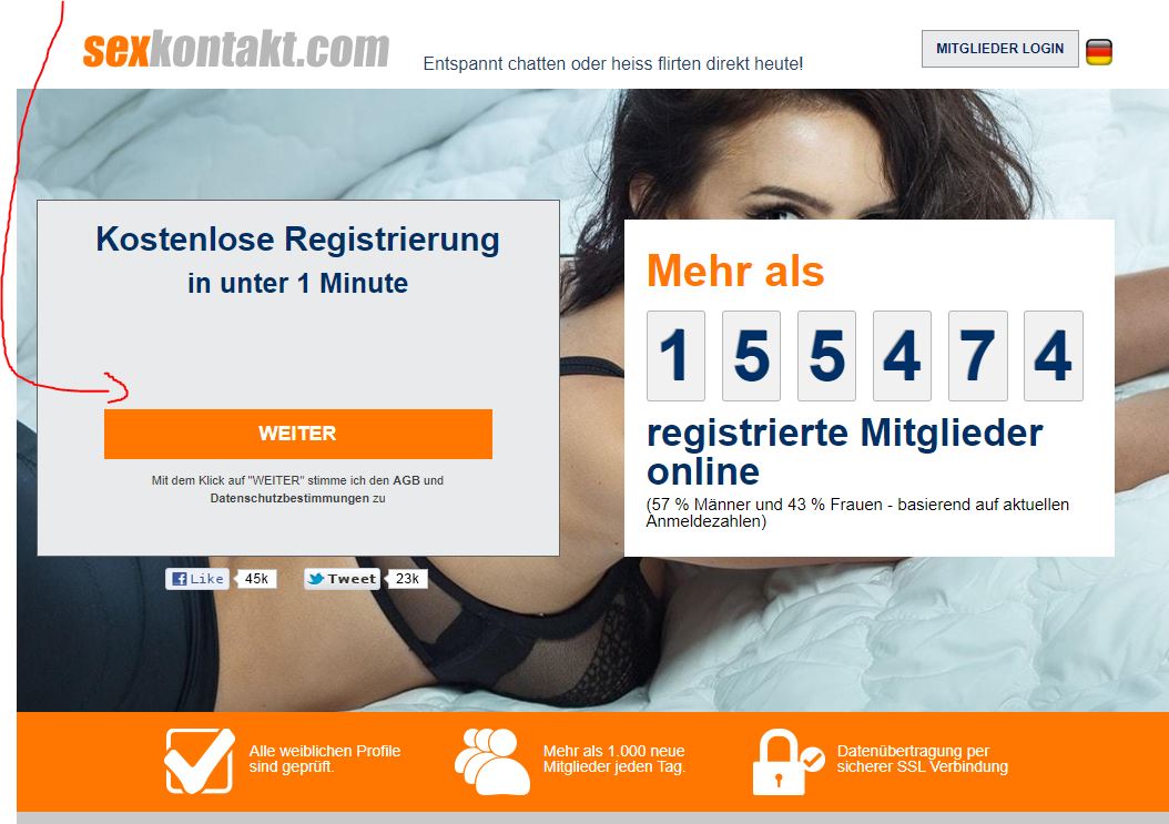 Sexkontakt.com Review & Testbericht - Echte Sextreffen oder Abzocke?