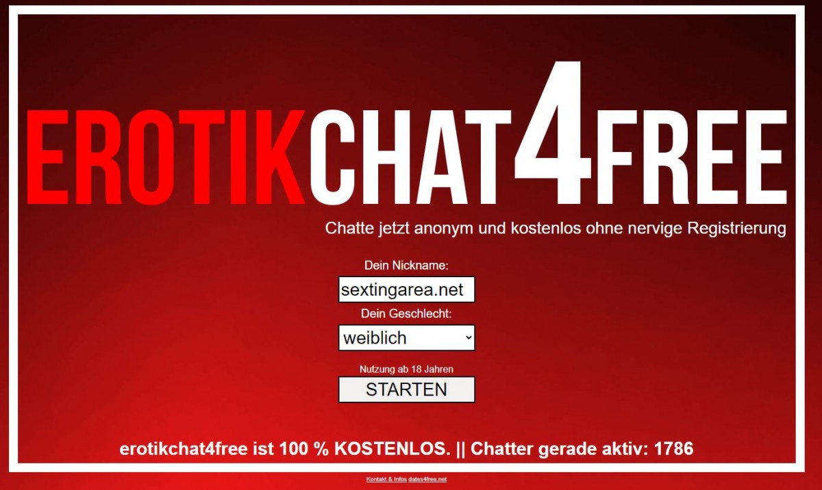 Wir haben erotikchat4free getestet hier der Erfahrungsbericht und review von sextingarea